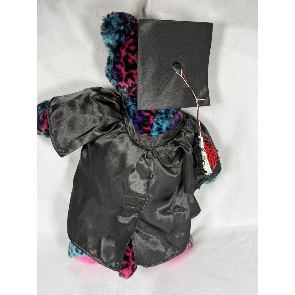 Build A Bear Wild About Spots Cat Plush 18" W/ Graduation Cap & Gown - Picture 3 of 4